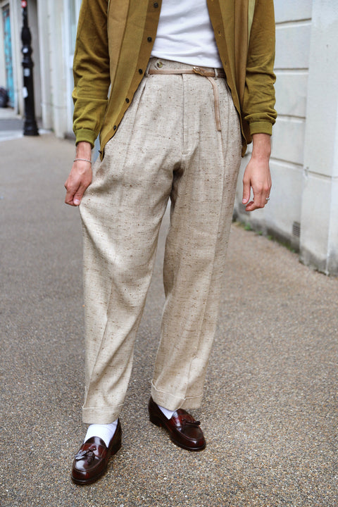 Burgundy tassel loafer - Made in England by Grenson