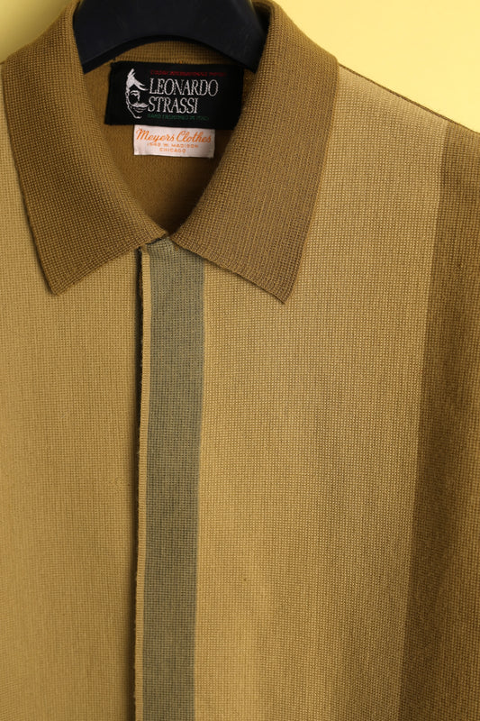 Leonardo Strassi Tonal Stripe Knit