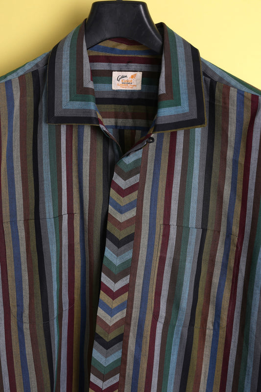 Golden Eagle Multicolour Stripe Shirt