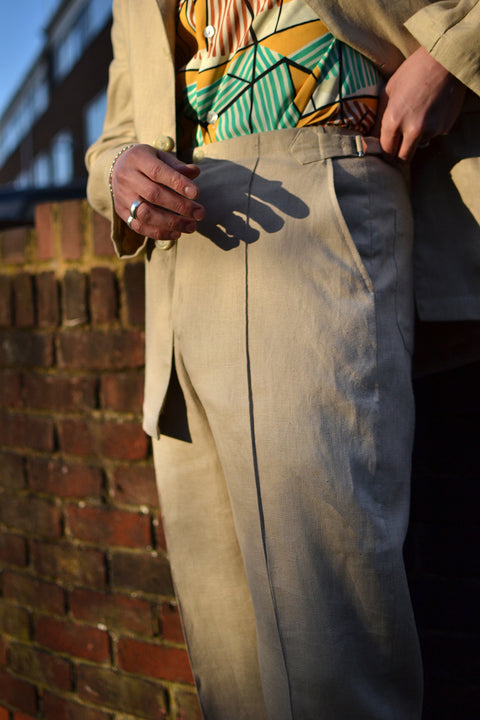 FABRIC OPTION - PUTTY IRISH LINEN