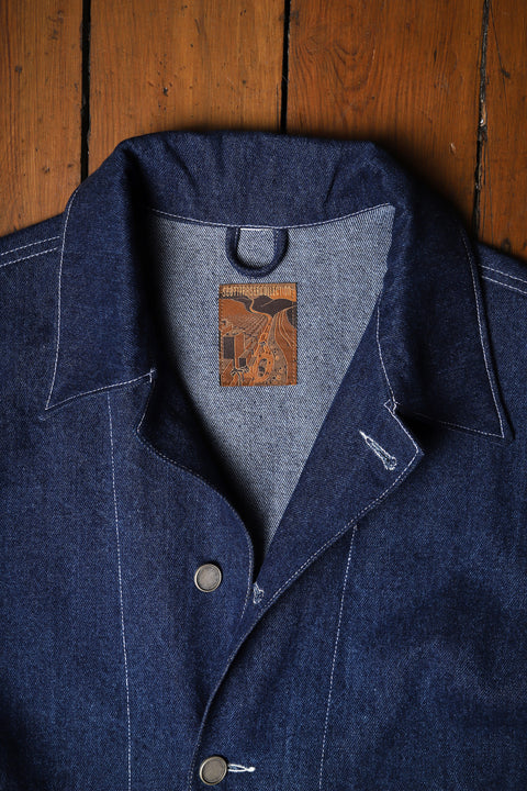 Patch pocket denim jacket