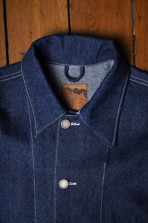 Patch pocket denim jacket