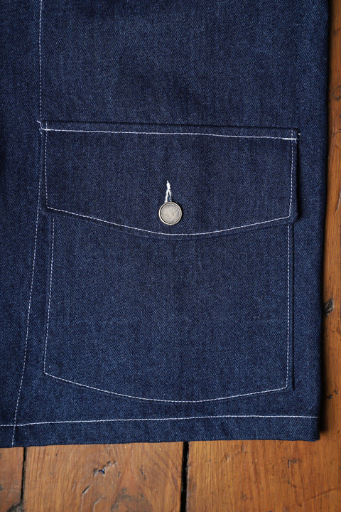 Patch pocket denim jacket
