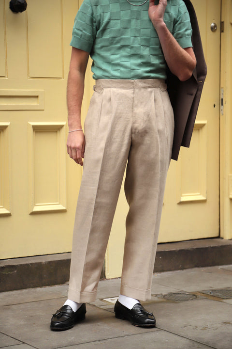 FABRIC OPTION - PUTTY IRISH LINEN