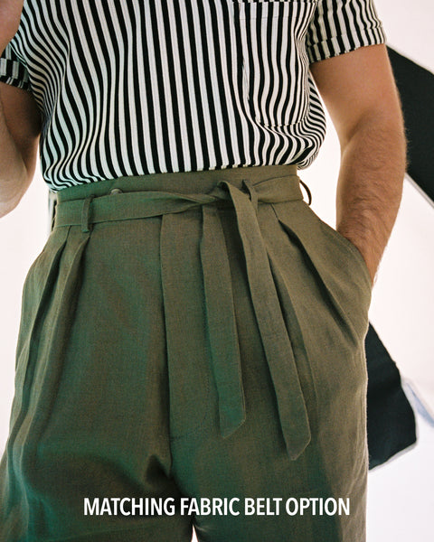 Empire waist peg trousers (new fabric options available)