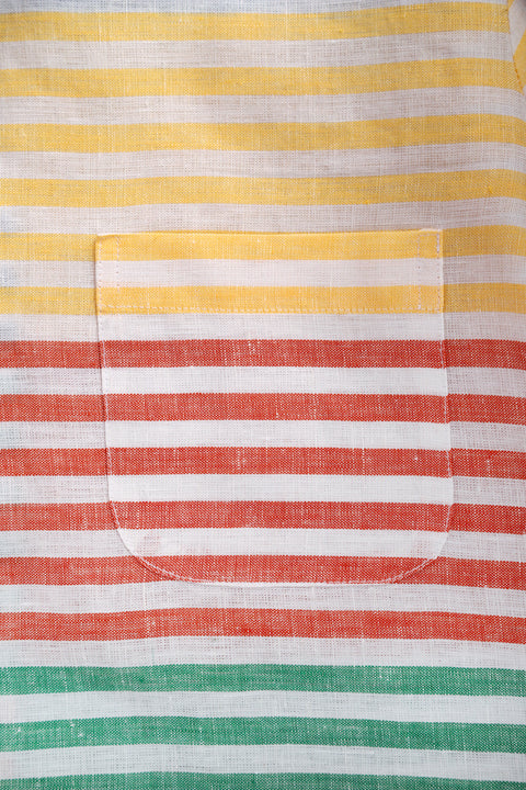 Primary horizontal striped lido shirt