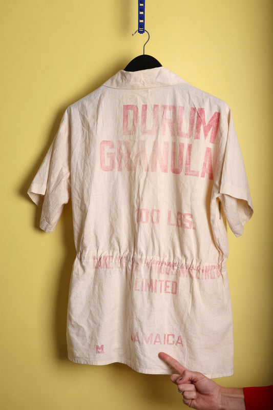 Flour Sack Drawstring Shirt