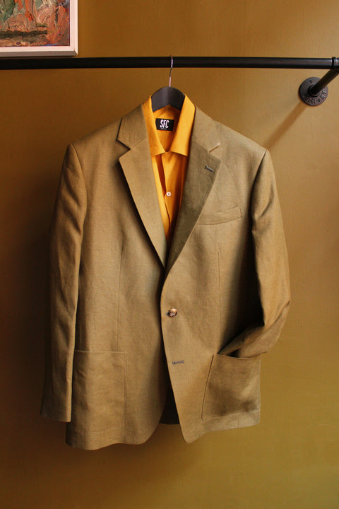 FABRIC OPTION - KHAKI IRISH LINEN