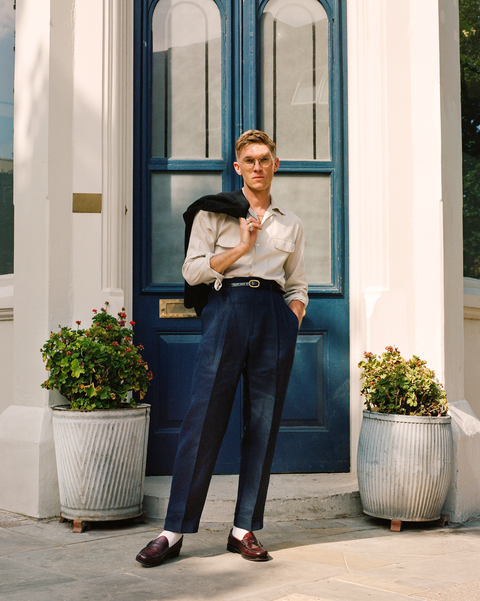 FABRIC OPTION - DEEP NAVY IRISH LINEN