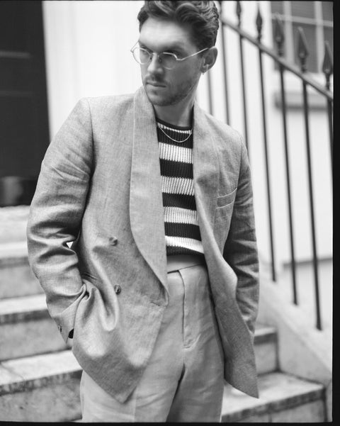 Shawl collar DB SFC Suit (other fabric options available)