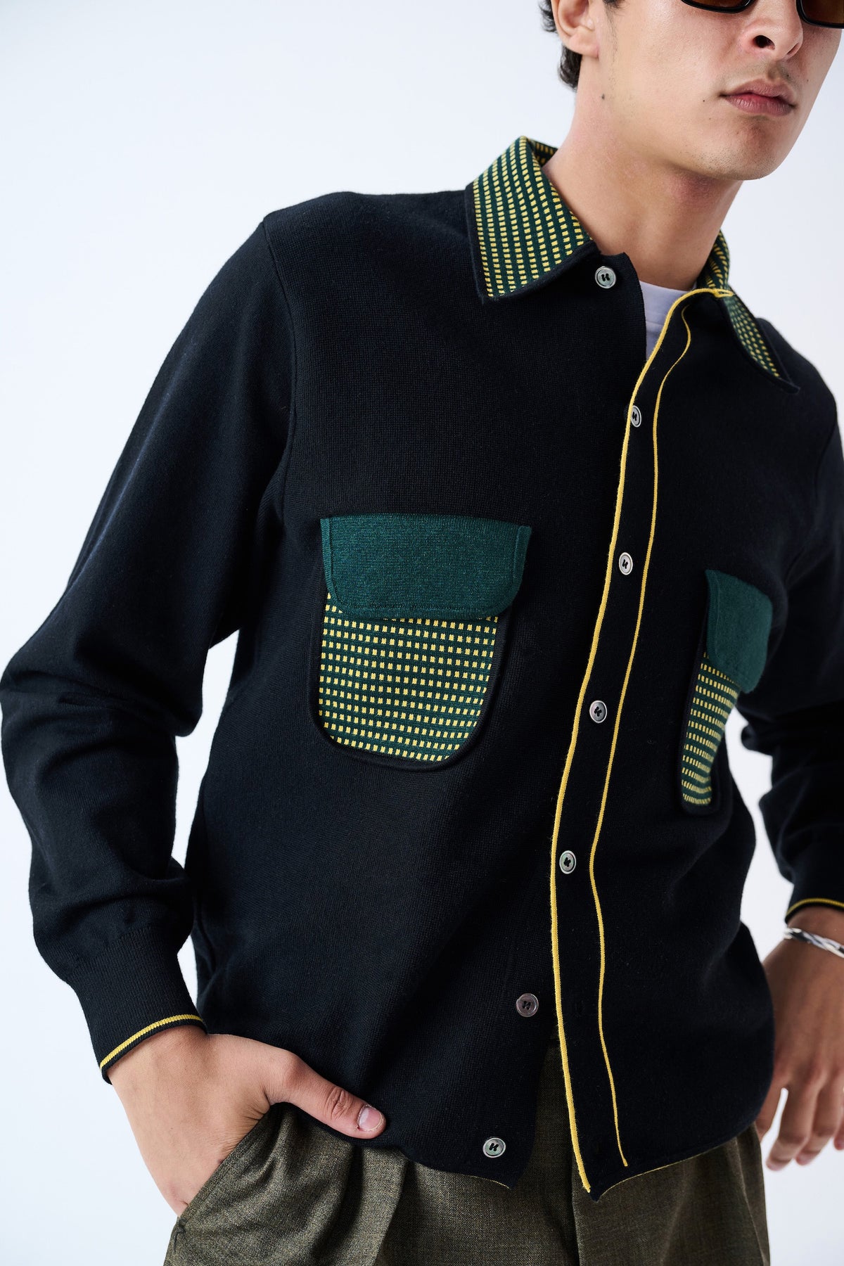 Alpha knit shirt