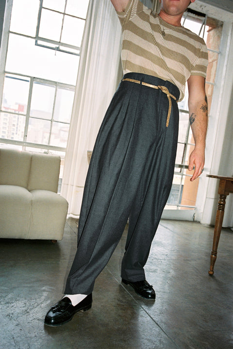 FABRIC OPTION - SCHOOL GREY BRITISH WOOL