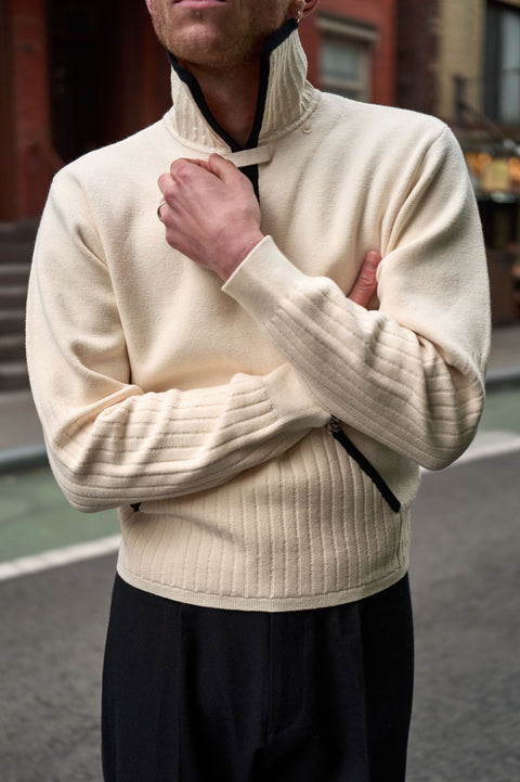 Cream Reggio pullover