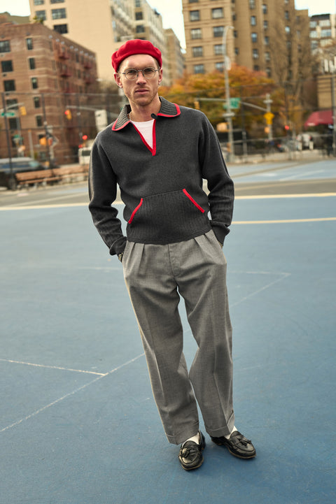 Charcoal Reggio pullover