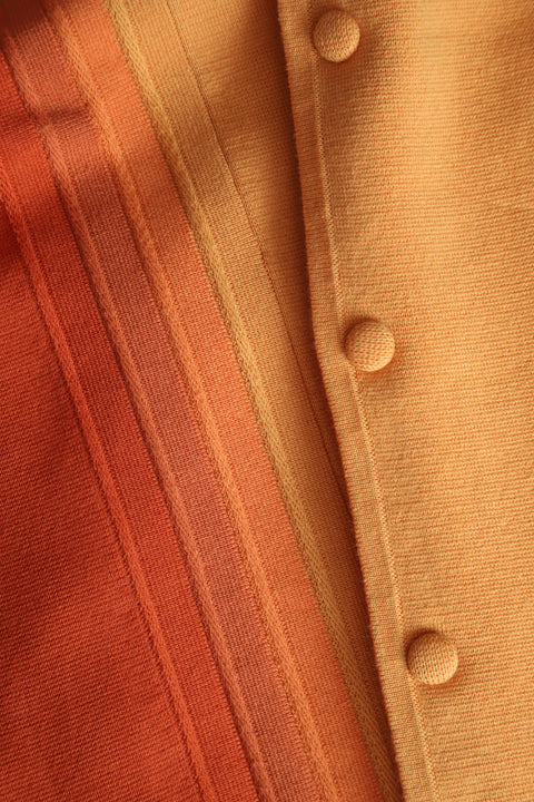 Orange Tidal knit shirt