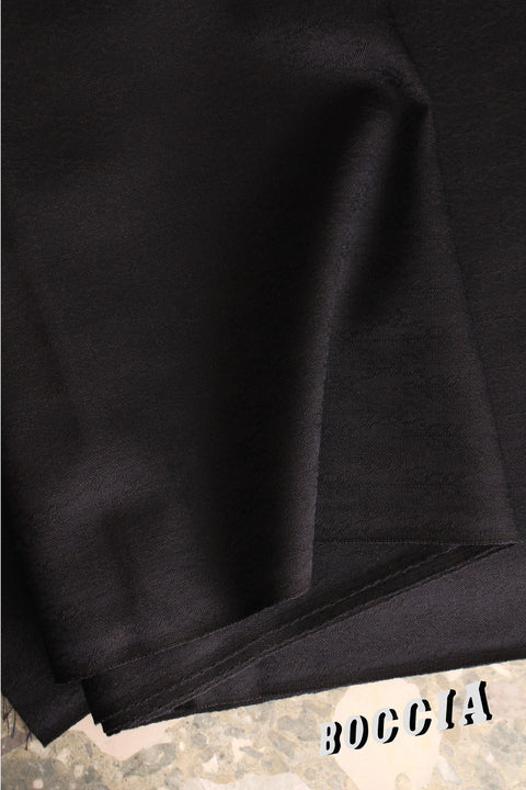 Textured stripe navy blue wool - TT002