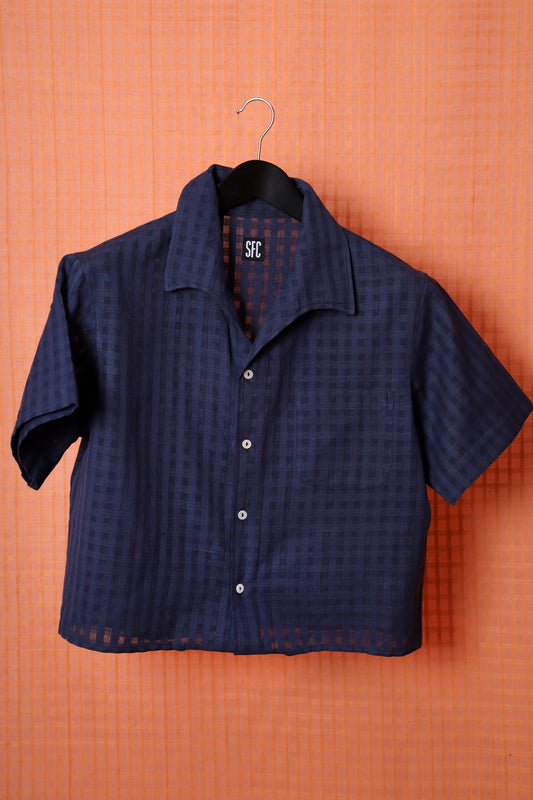 Waist-tie shirt