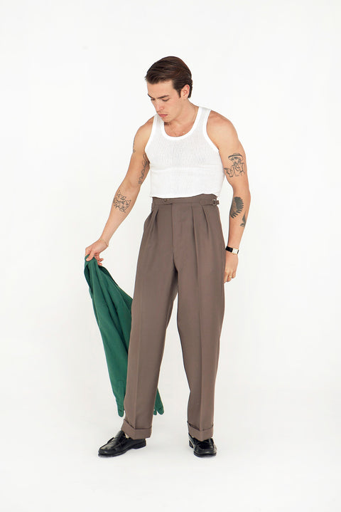 White perforated vest / undershirt / tank (2pcs)