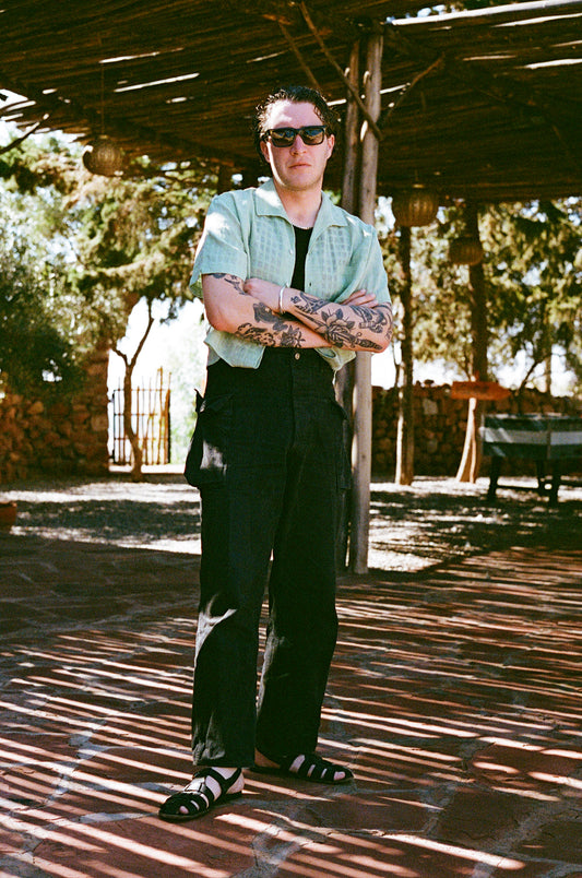 Waist-tie shirt