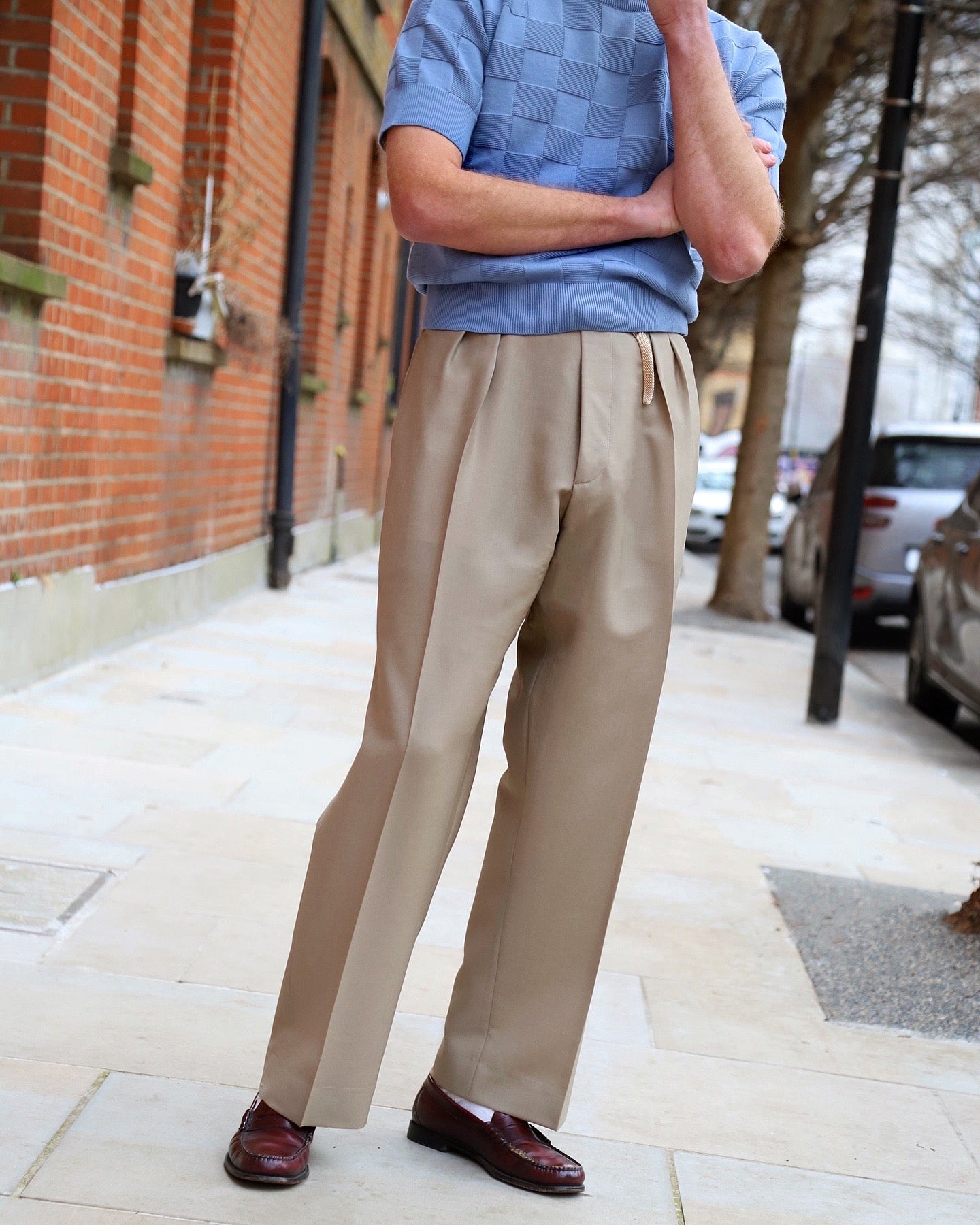 Classic wide-leg trousers