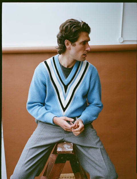 Blue Berkeley sweater