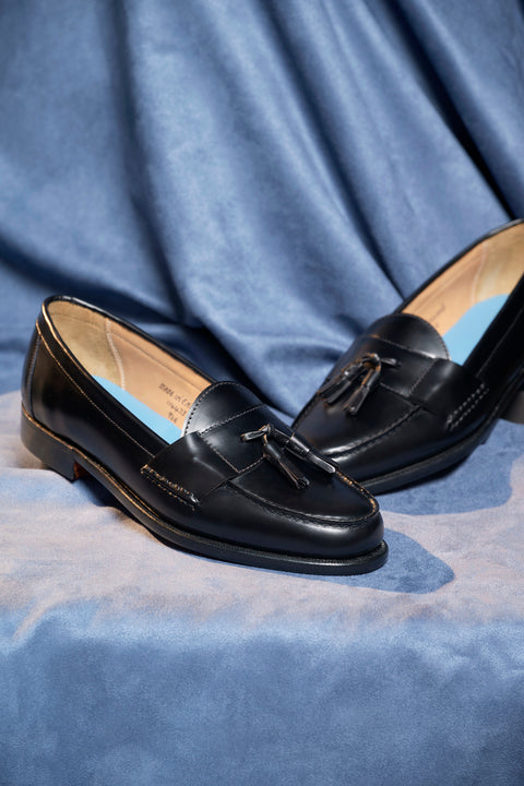 Black tassel loafer - Made in England by Grenson