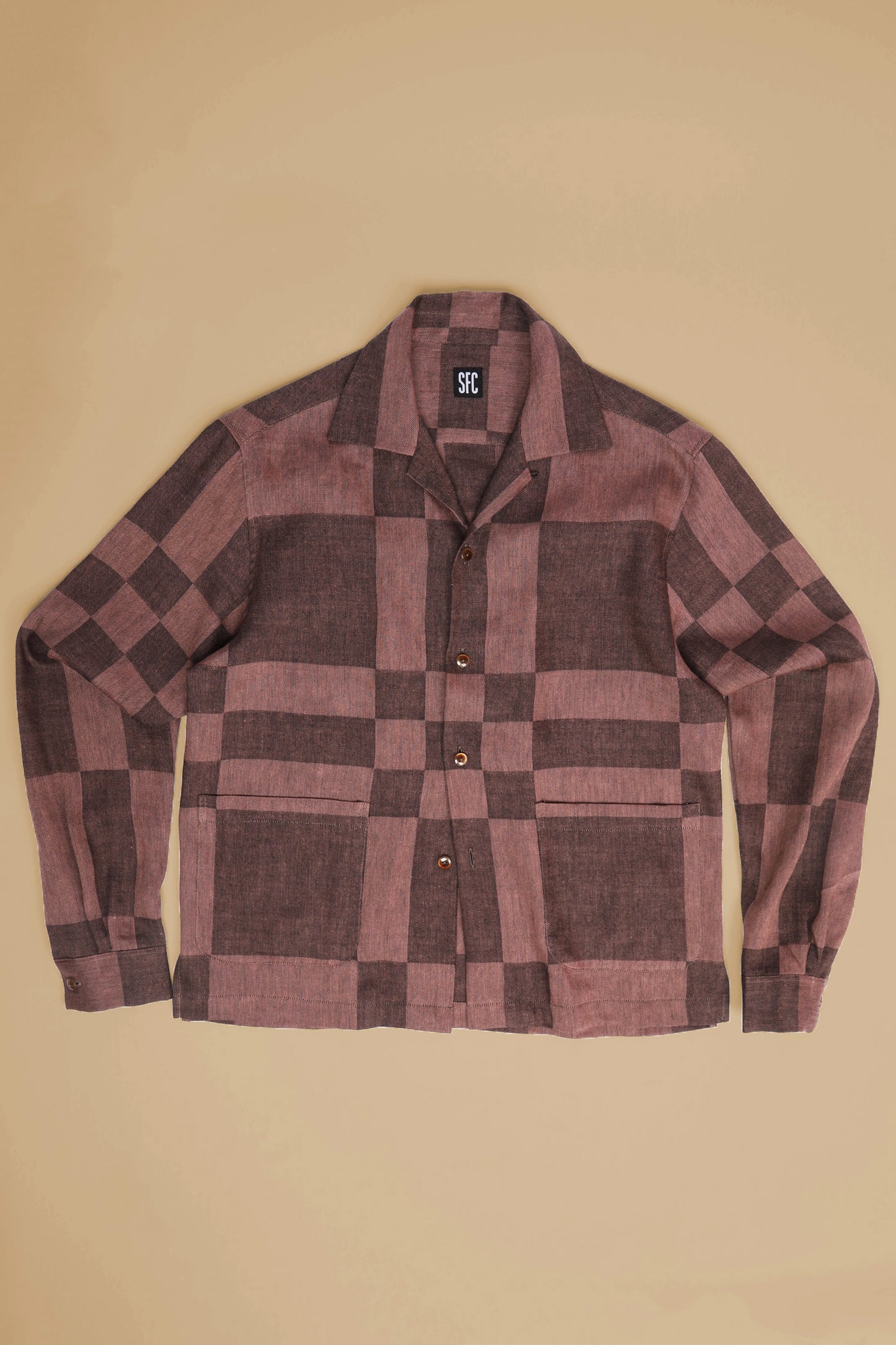 Checker pocket shirt