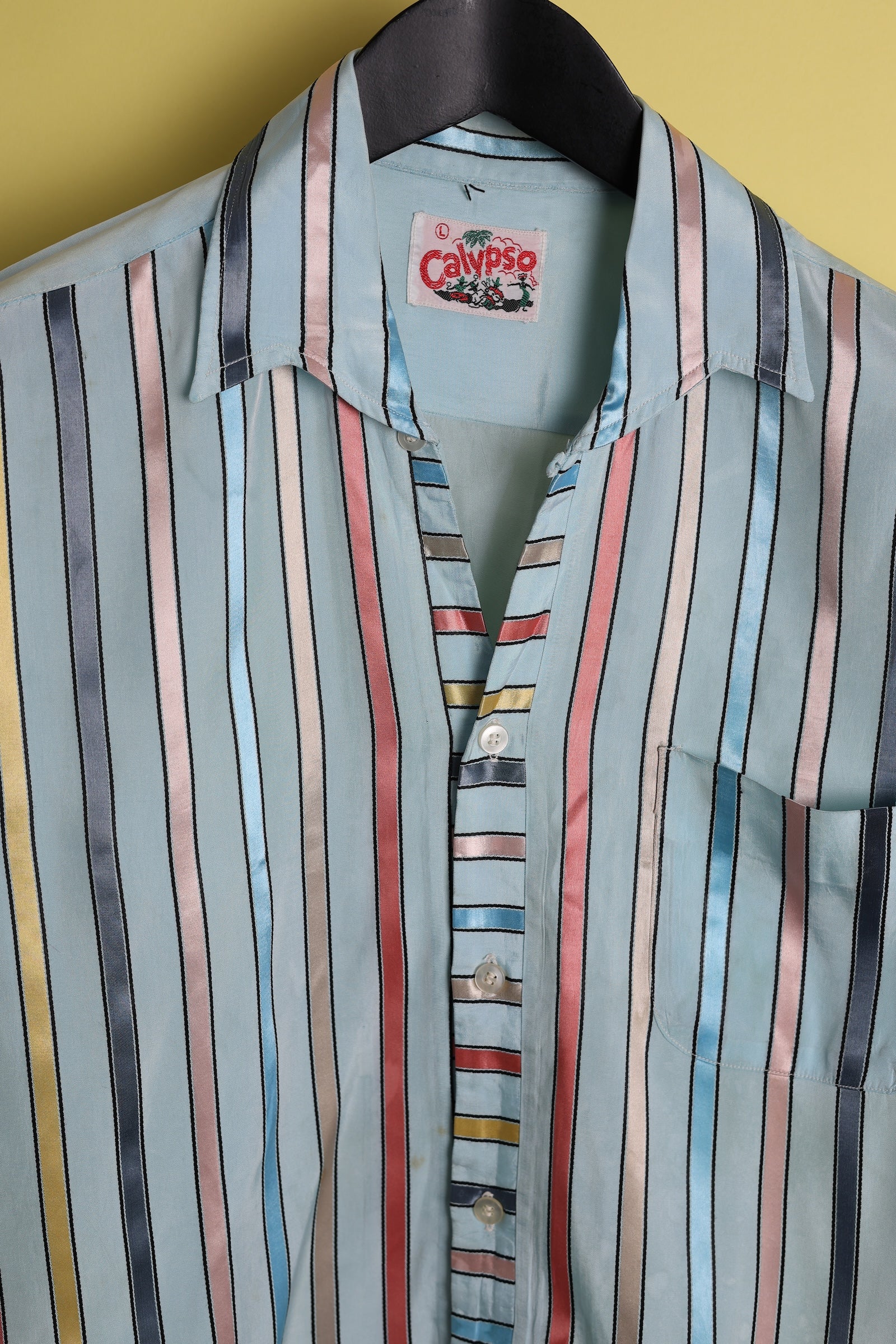 Calypso Stripe Lido Collar Shirt