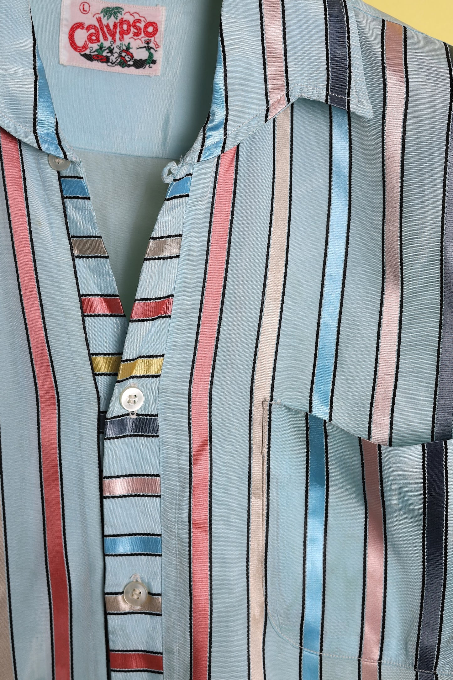 Calypso Stripe Lido Collar Shirt