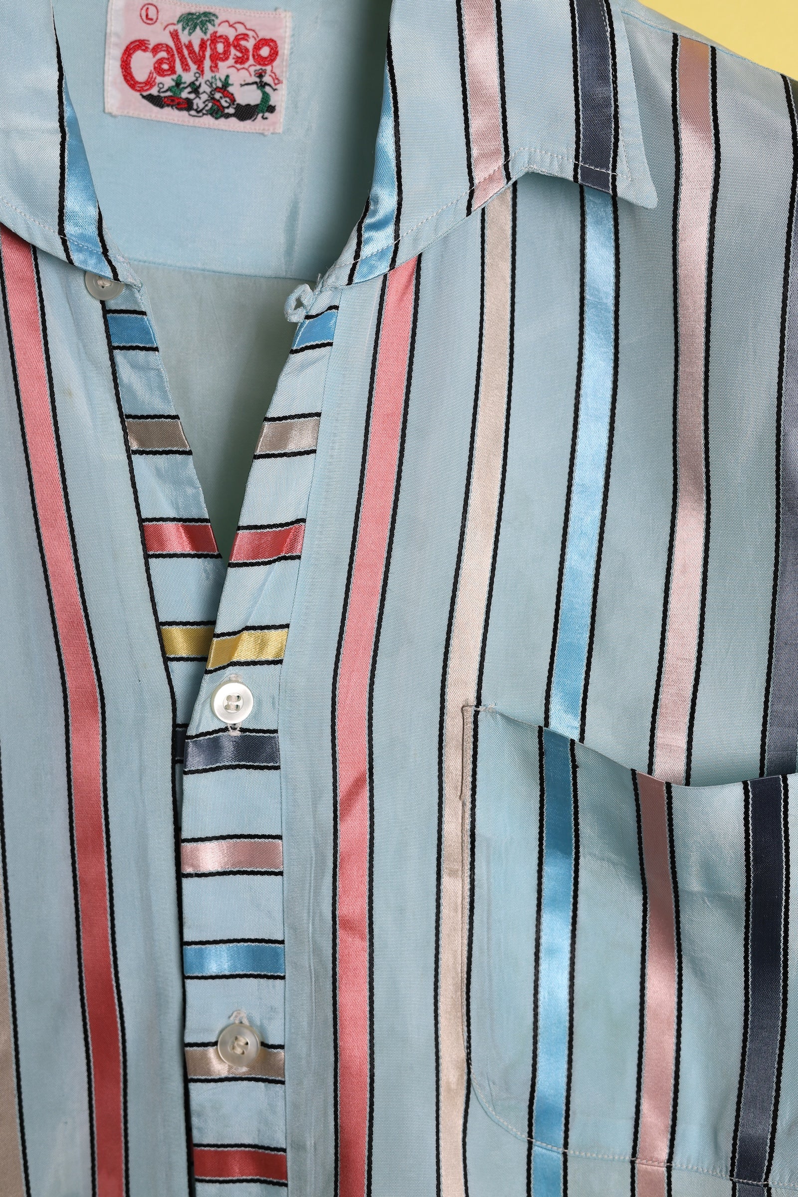 Calypso Stripe Lido Collar Shirt
