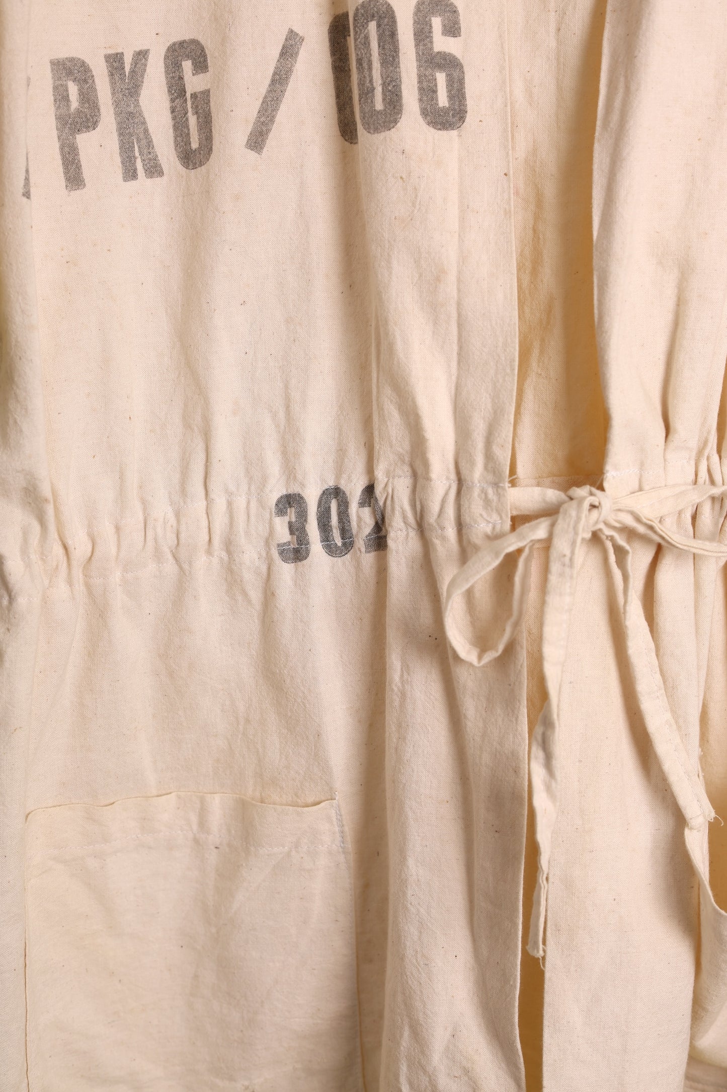 Flour Sack Drawstring Shirt/Jacket