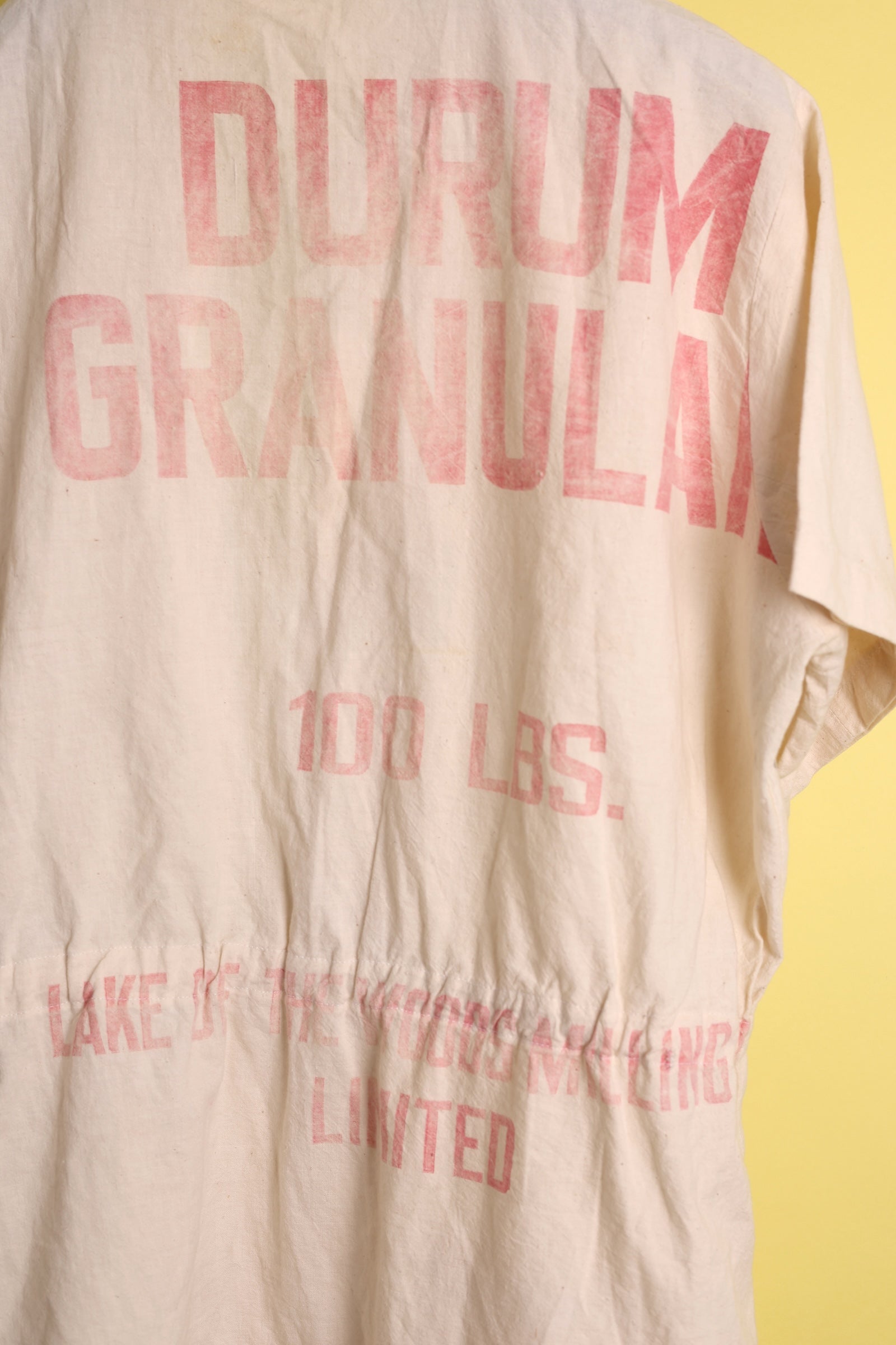 Flour Sack Drawstring Shirt/Jacket