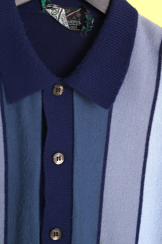 Campus Blue Stripe Cardigan