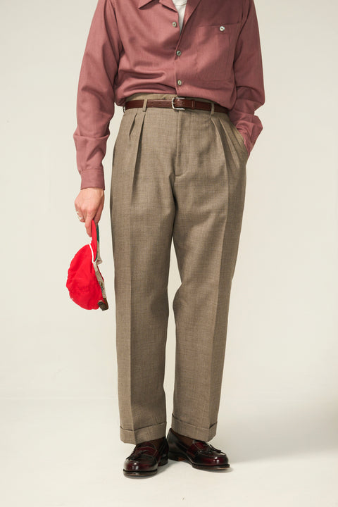 FABRIC OPTION - BISCUIT HOPSACK WOOL