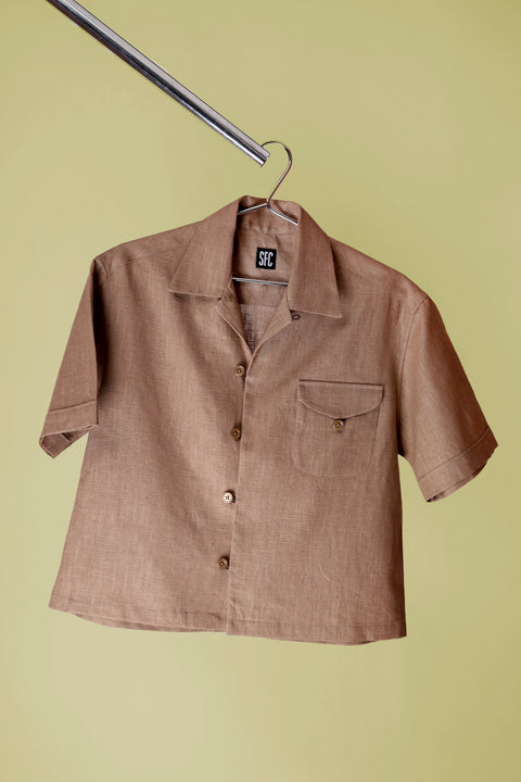 Coco textured loop pocket shirt