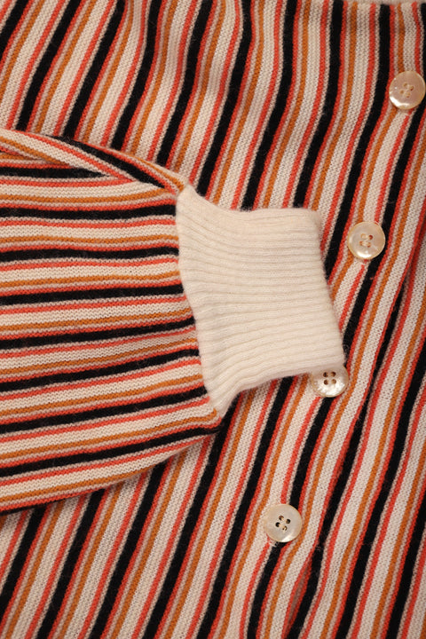 Candy stripe golf cardigan (1960)