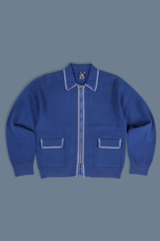 Blue temple knit