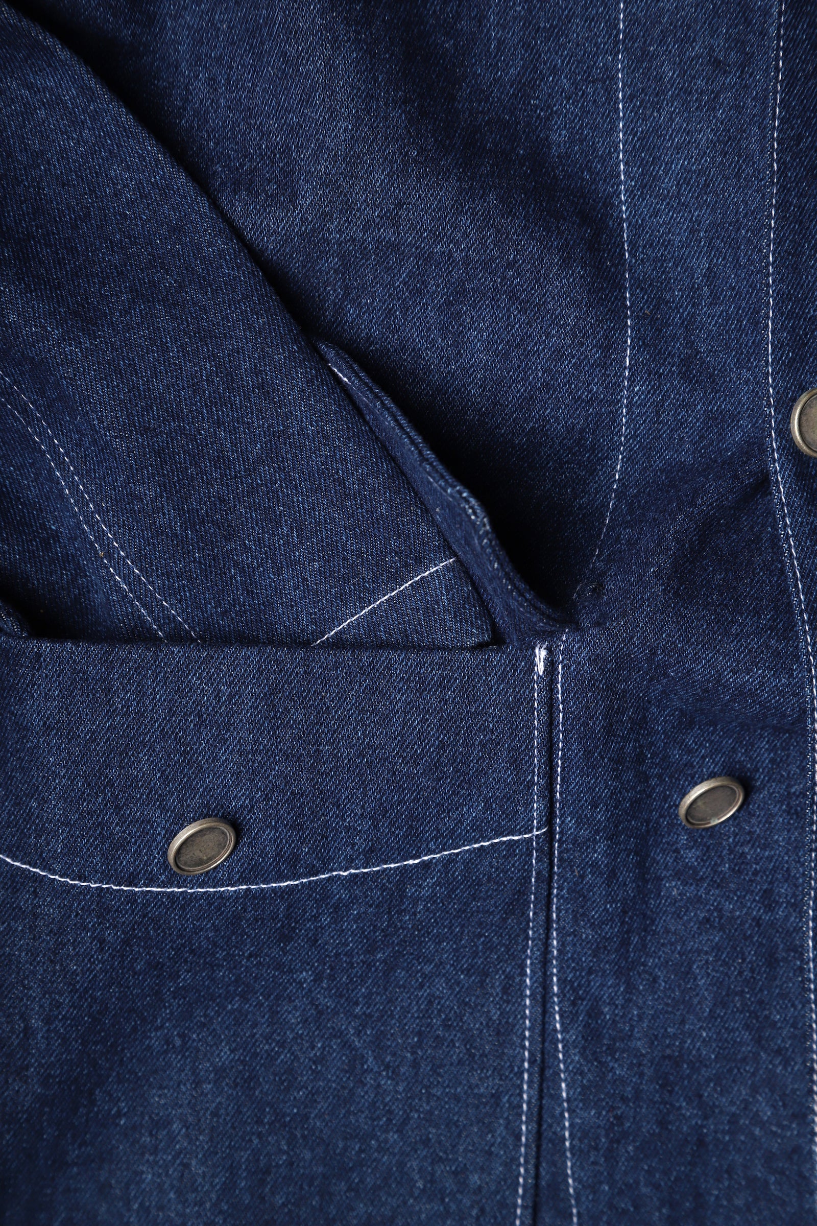Patch pocket denim jacket