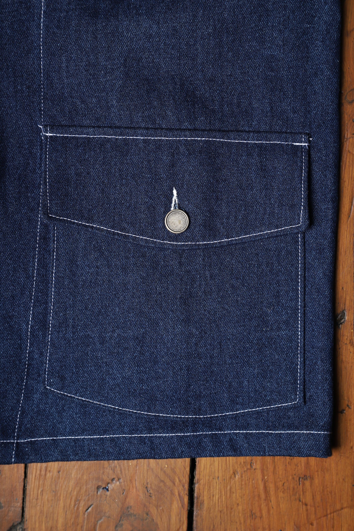 Patch pocket denim jacket