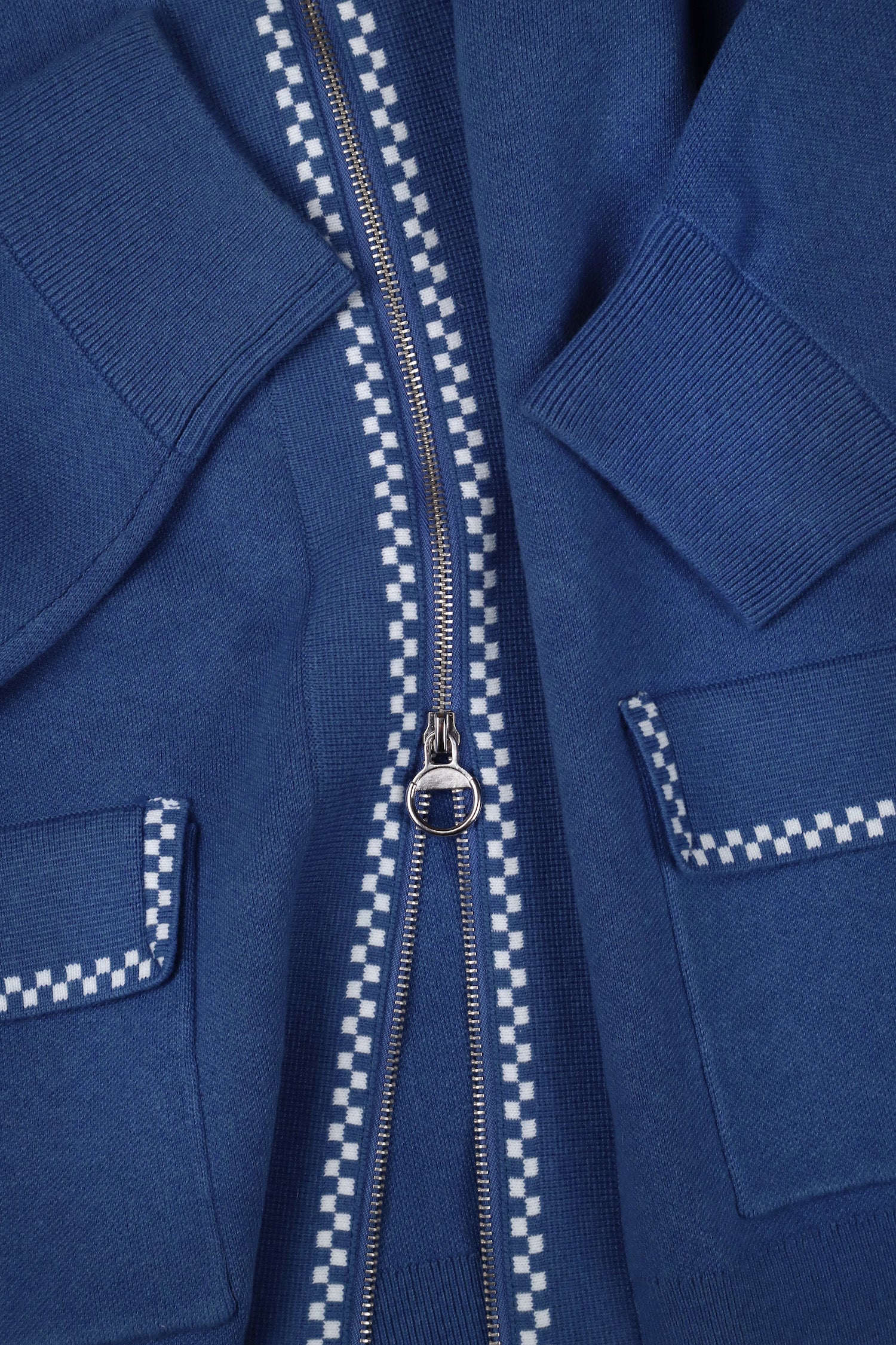 Blue temple knit