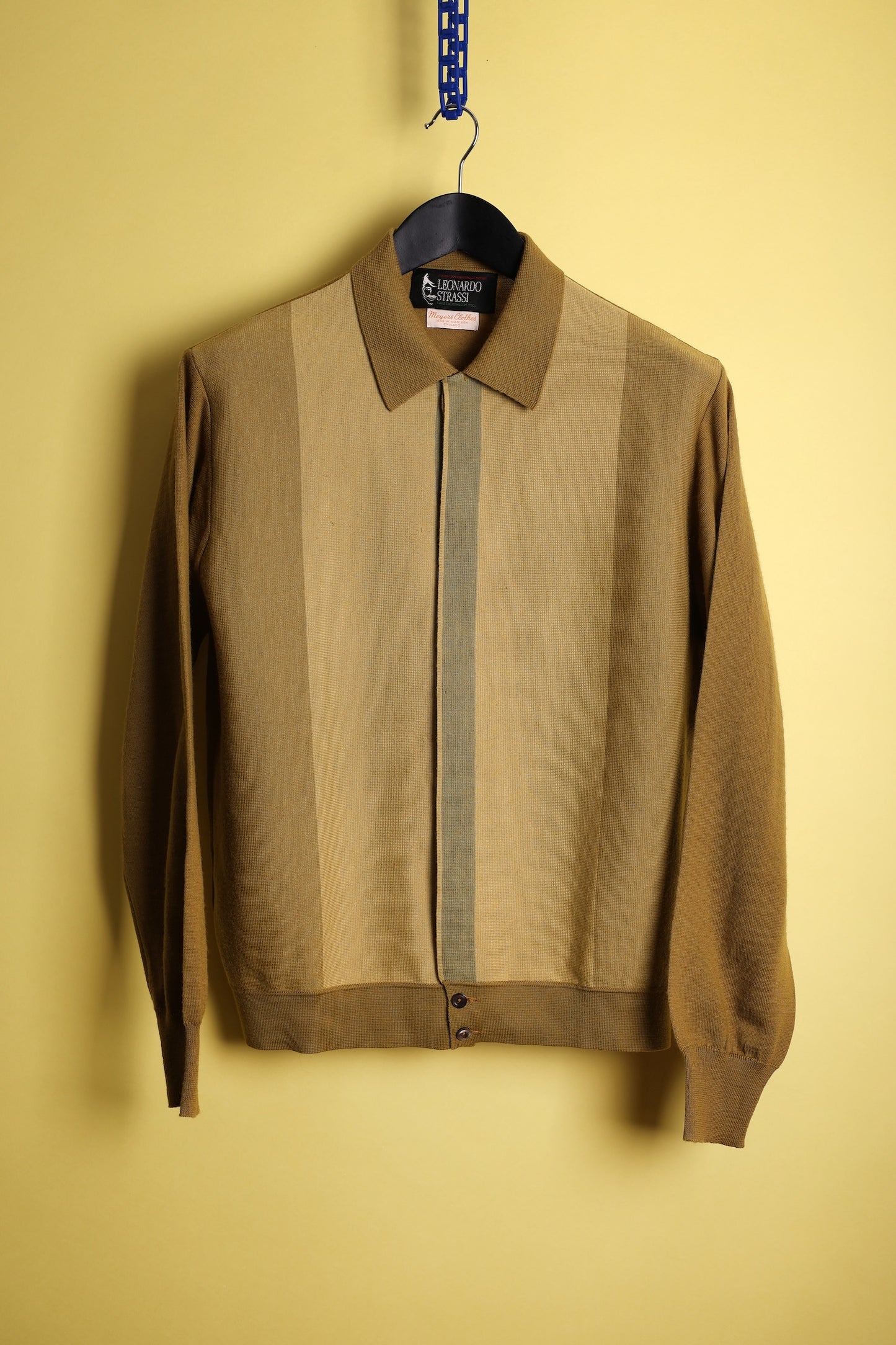 Leonardo Strassi Tonal Stripe Knit