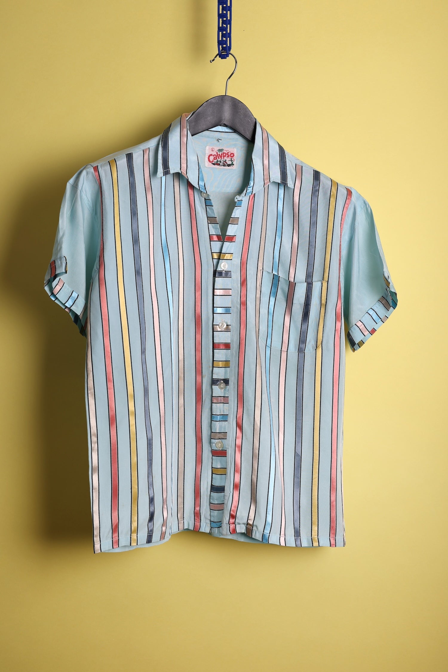 Calypso Stripe Lido Collar Shirt
