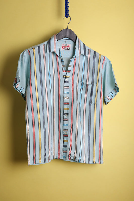 Calypso Stripe Lido Collar Shirt
