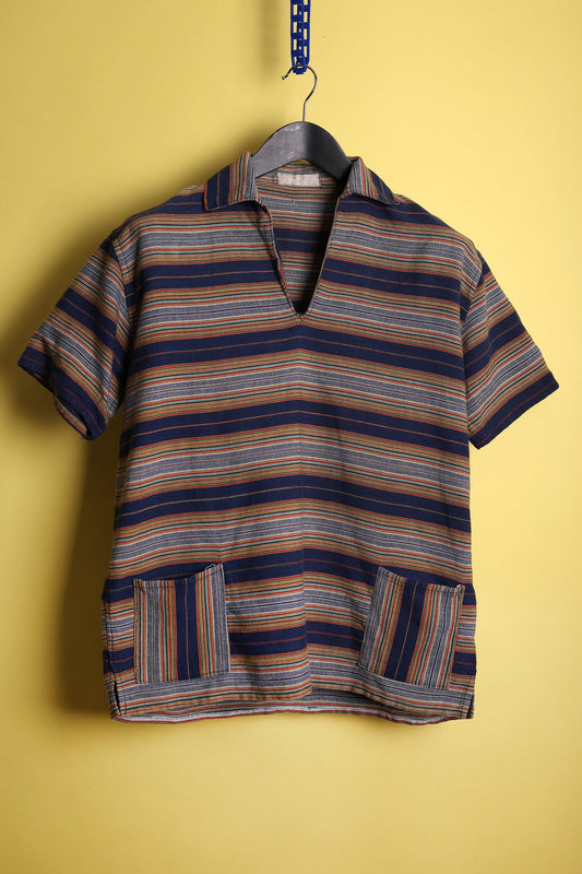 Greek Multicolor Stripe Popover