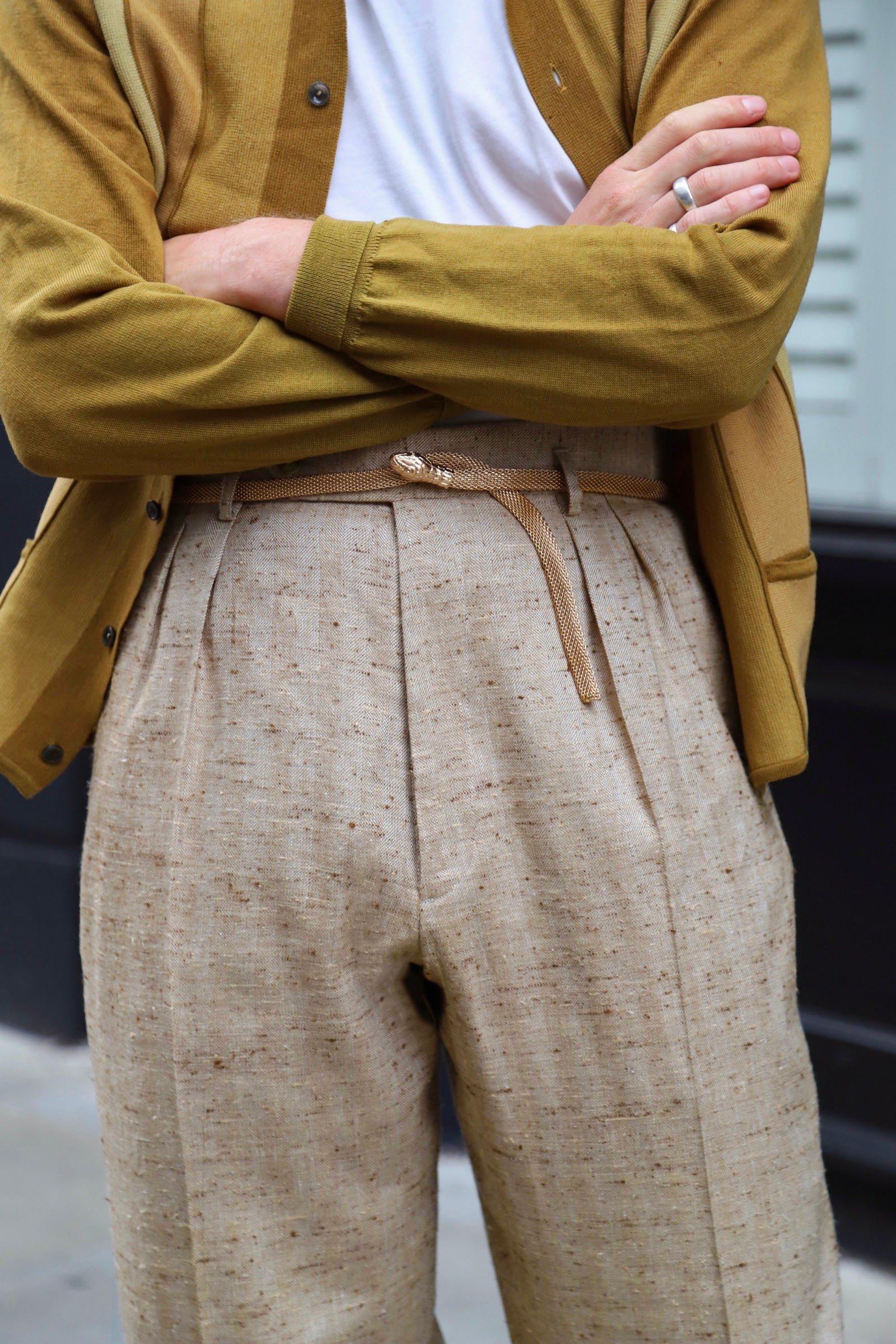 Dugdale Light Brown Linen – Luxire Custom Clothing