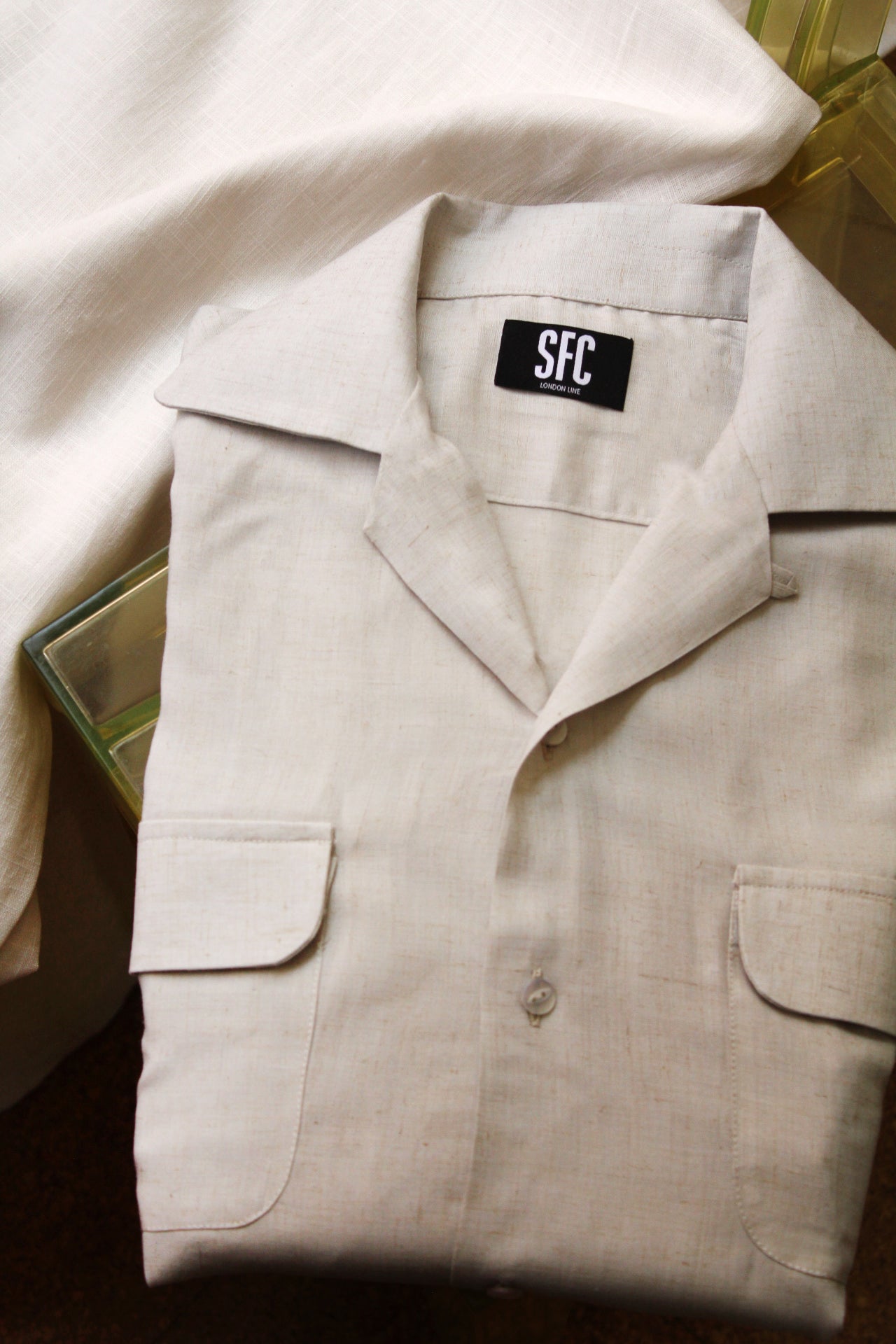 Cuban collar shirt