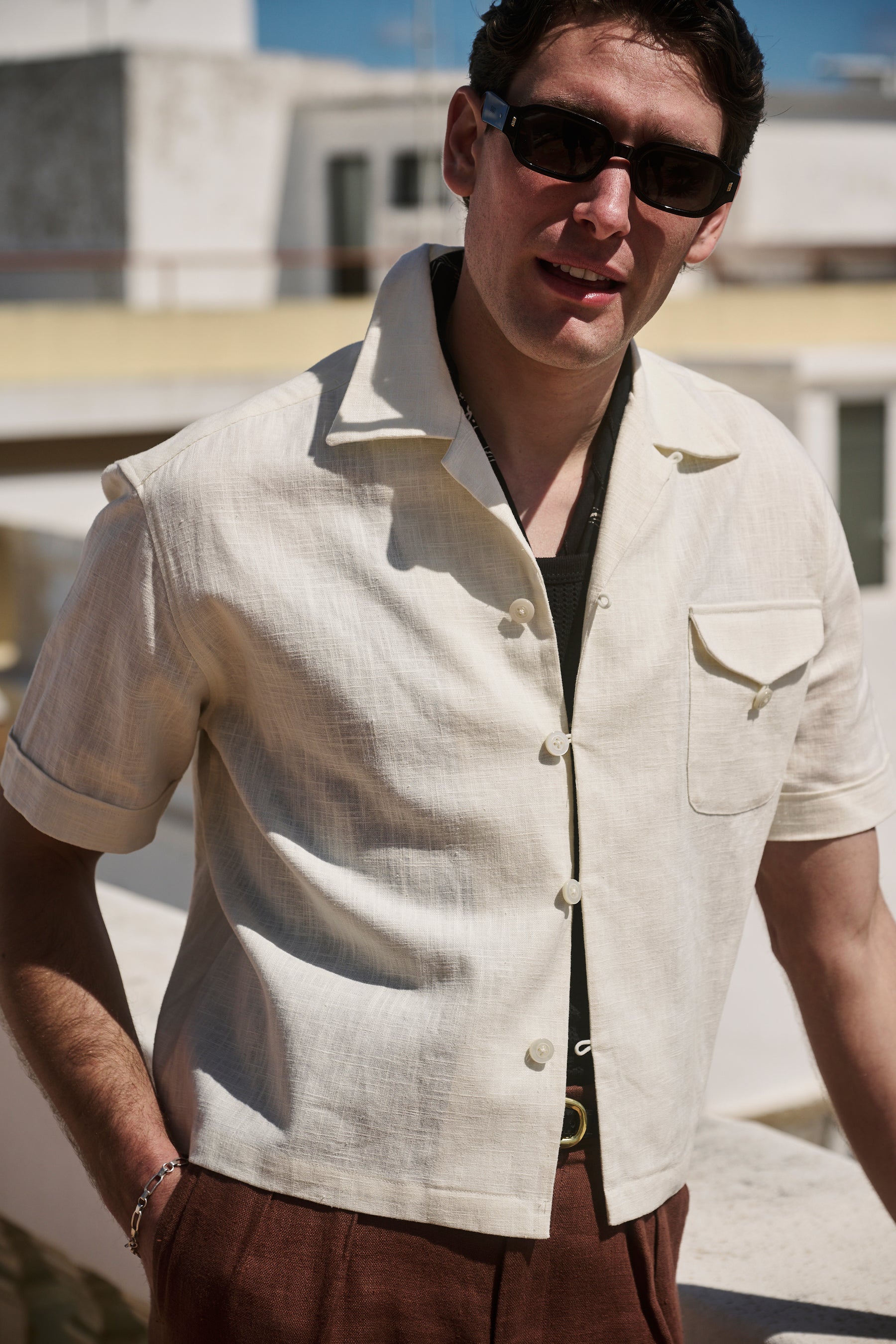 Loop pocket shirt