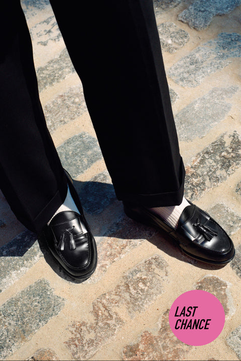 Black tassel loafer - Made in England by Grenson