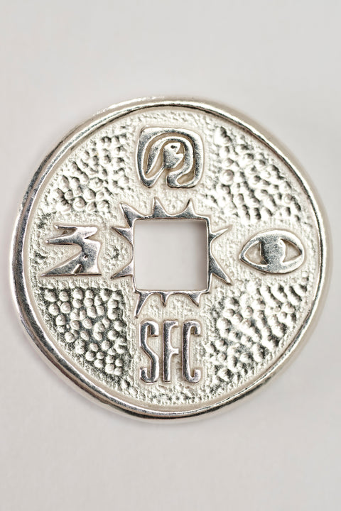 Silver Lucky Coin necklace