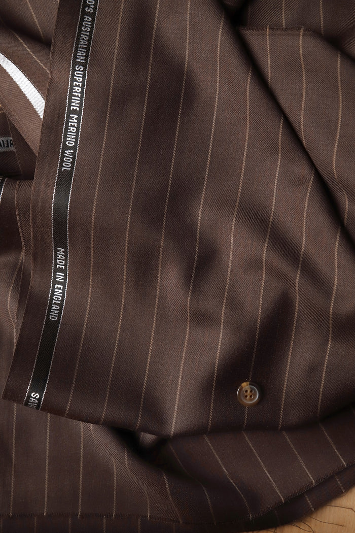 Pinstripe wool